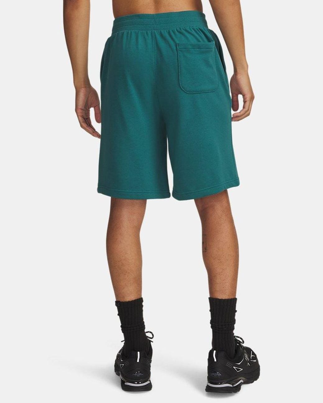Under Armour Green Rival Lightweight Shorts Rack for men