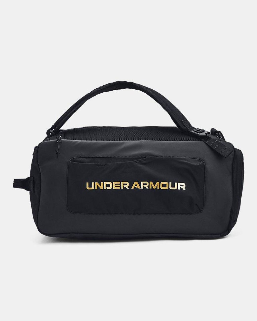 Under Armour Blue Contain Duo Small Backpack Duffle Metallic