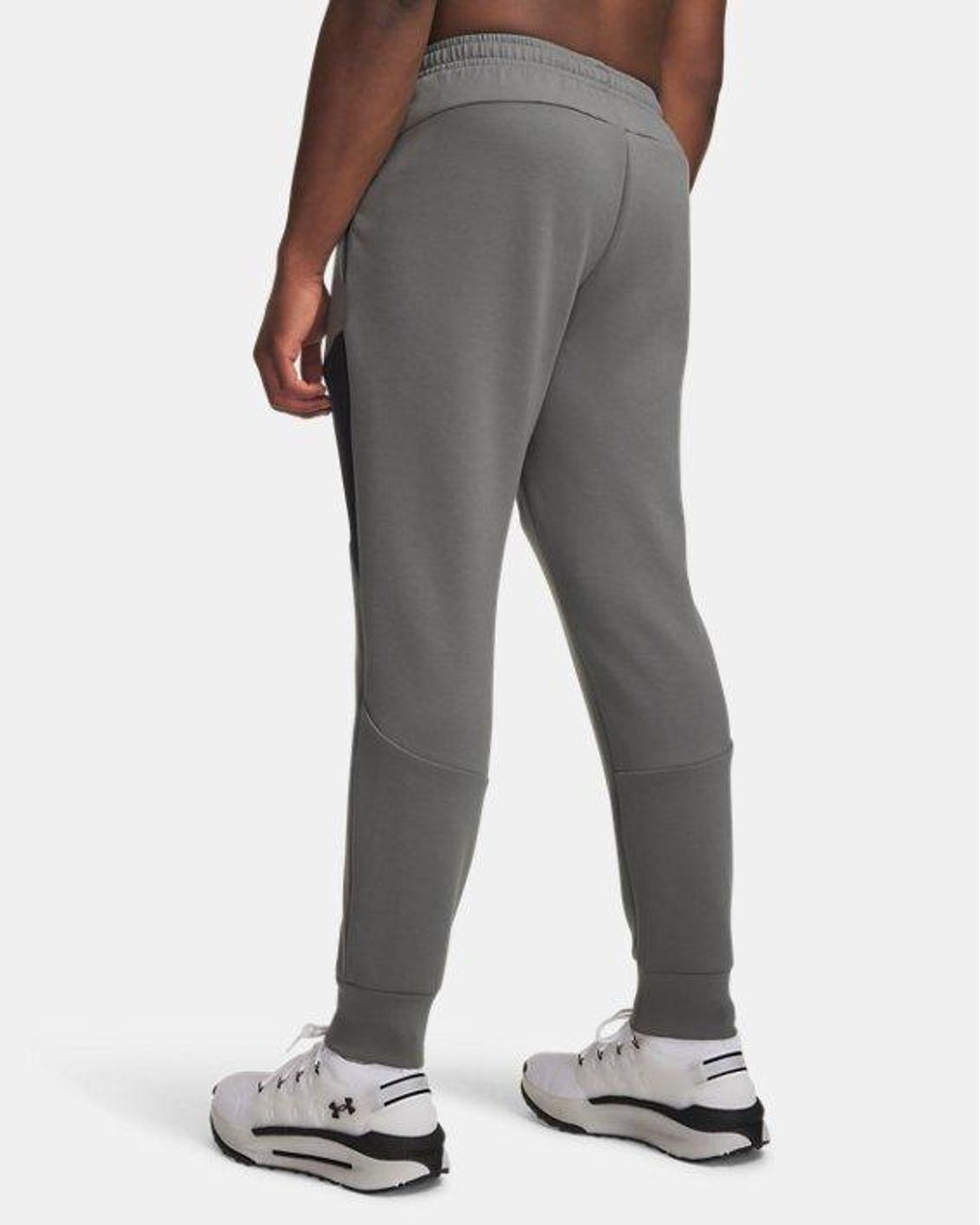 Under Armour Black Unstoppable Fleece Joggers Clay for men