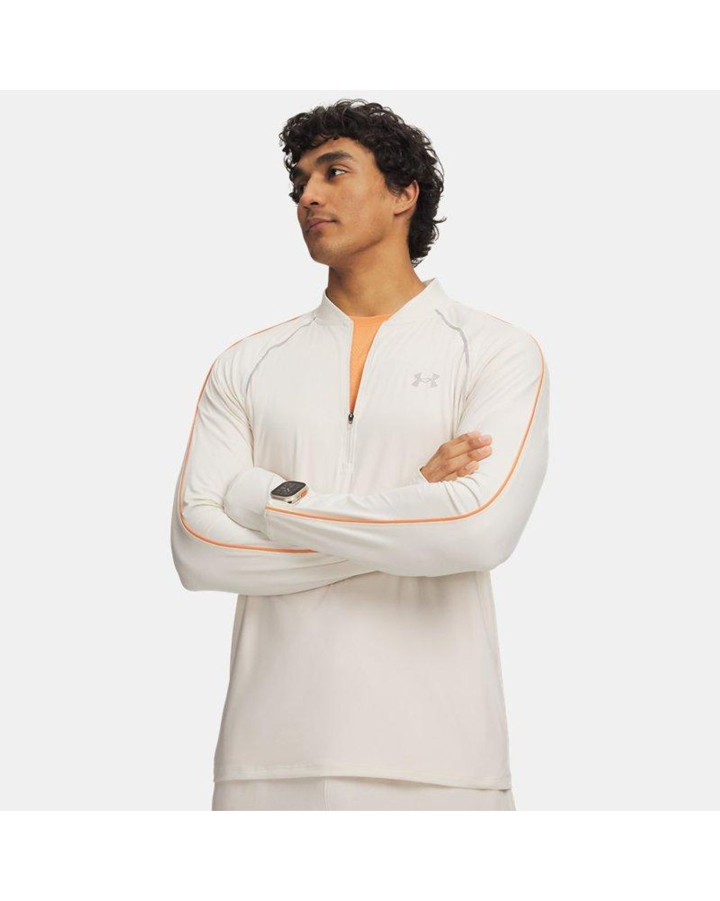 Under Armour White Velociti ½ Zip Stone Reflective for men