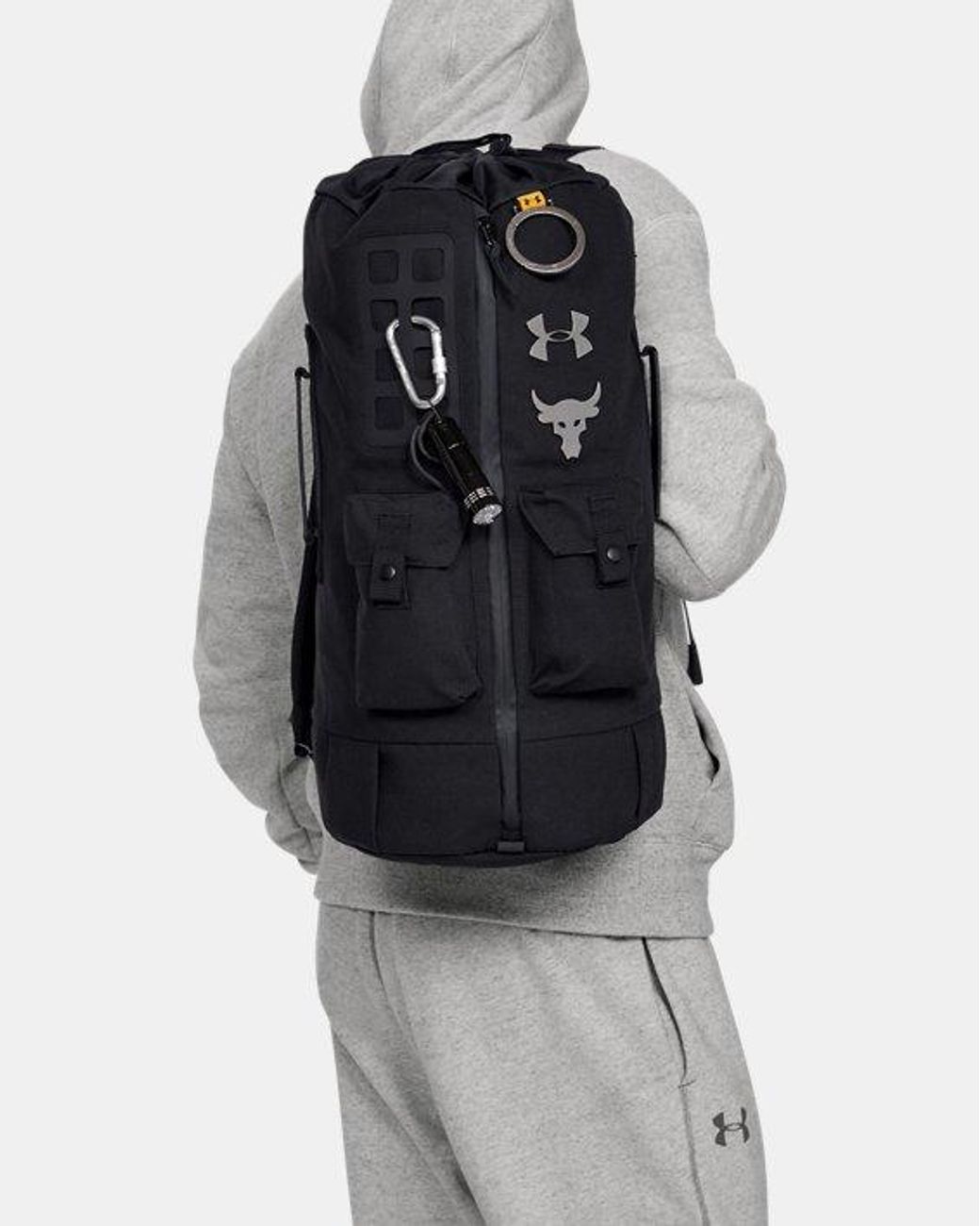 Under Armour Men's Project Rock 60 Bag in Black | Lyst