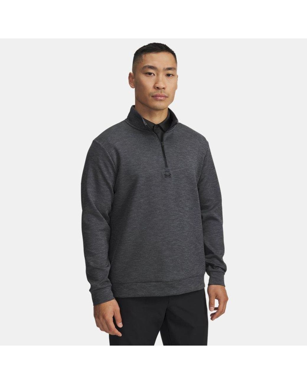 Under Armour Gray Drive Midlayer Pullover for men