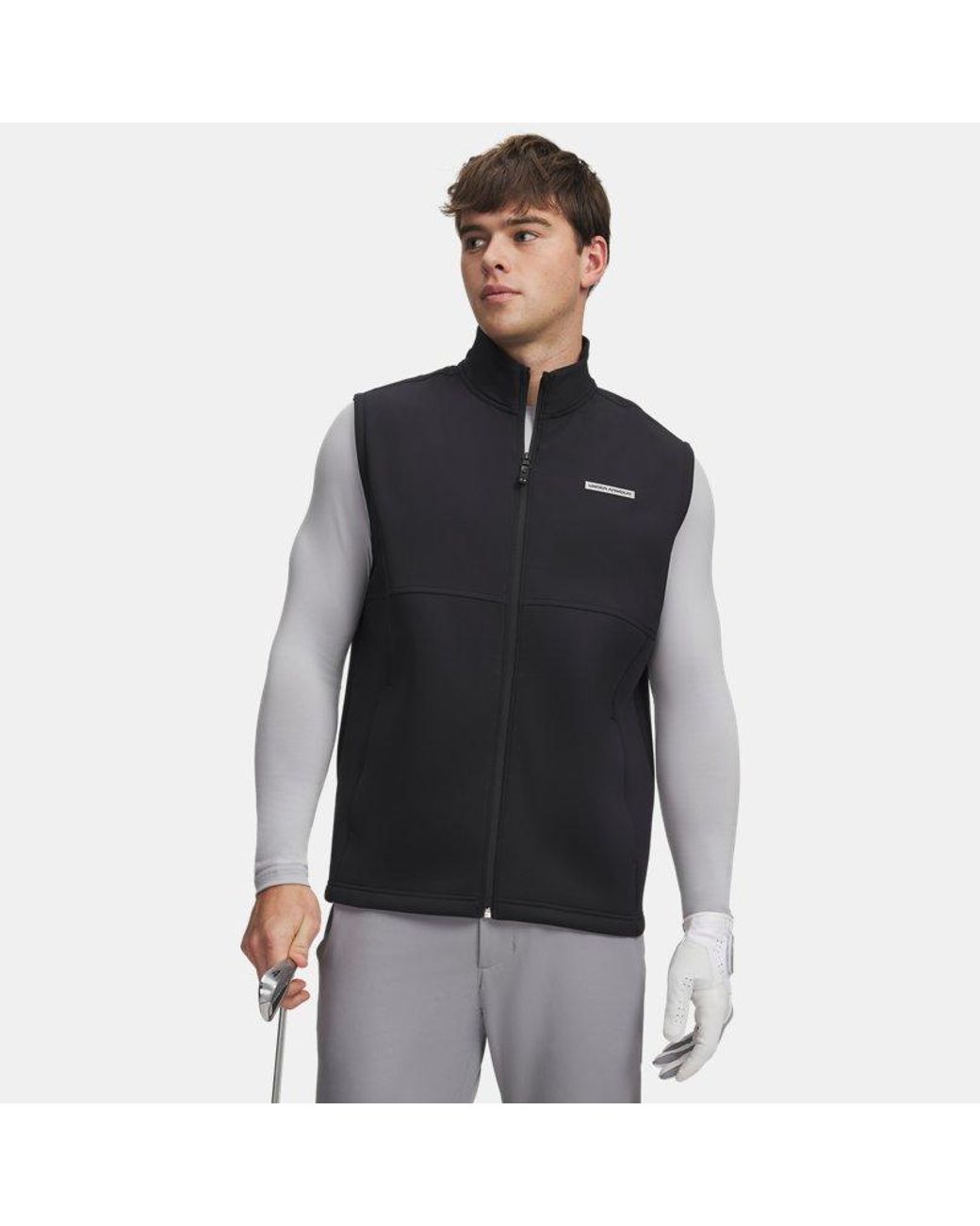 Under Armour Black Drive Pro Hybrid Vest for men