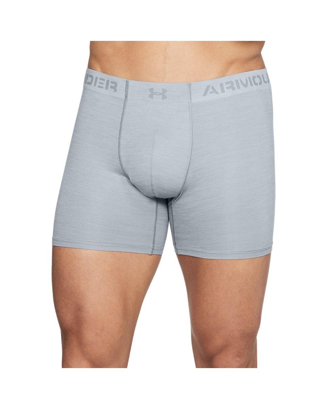 Under Armour Synthetic "armourvent Mesh Series 6"" Boxerjock" in Steel  Light Heather (Gray) for Men | Lyst