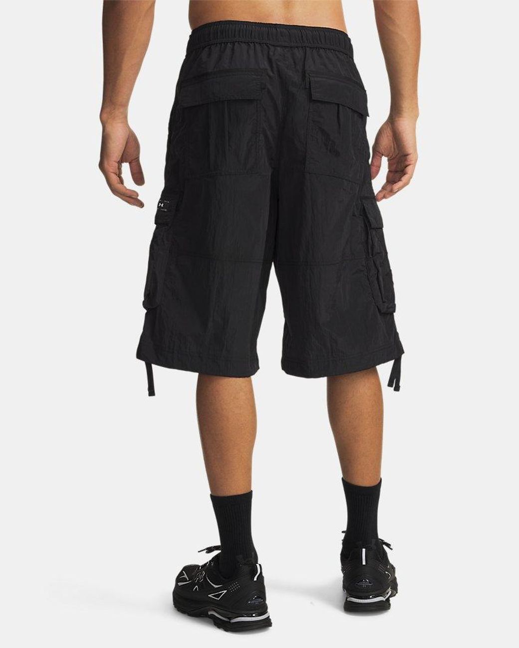 Under Armour Black Sport Utility Woven Shorts for men