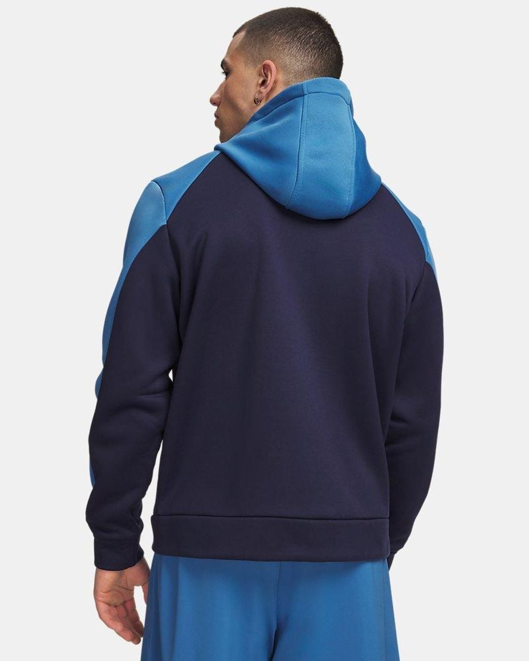 Under Armour Blue Armour Fleece Winterized Full-Zip Hoodie Midnight Aegean for men