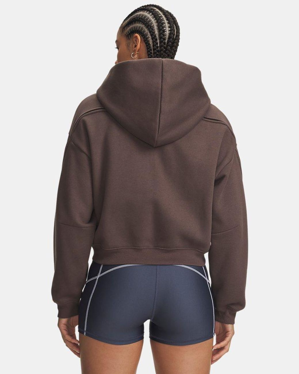 Under Armour Brown Ua Icon Sama Fleece Full Zip