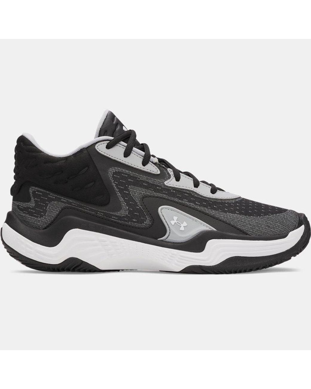 Under Armour Black Spawn 7 Mid Basketball Shoes Mod