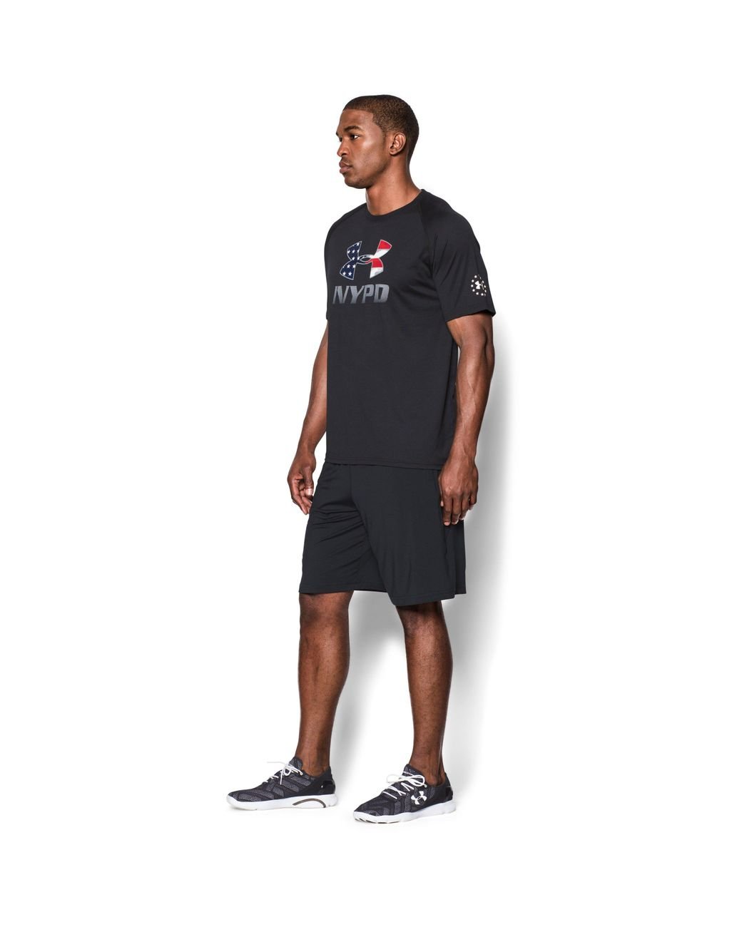 Under Armour Men's Ua Freedom Nypd Training Shirt in Black for Men | Lyst