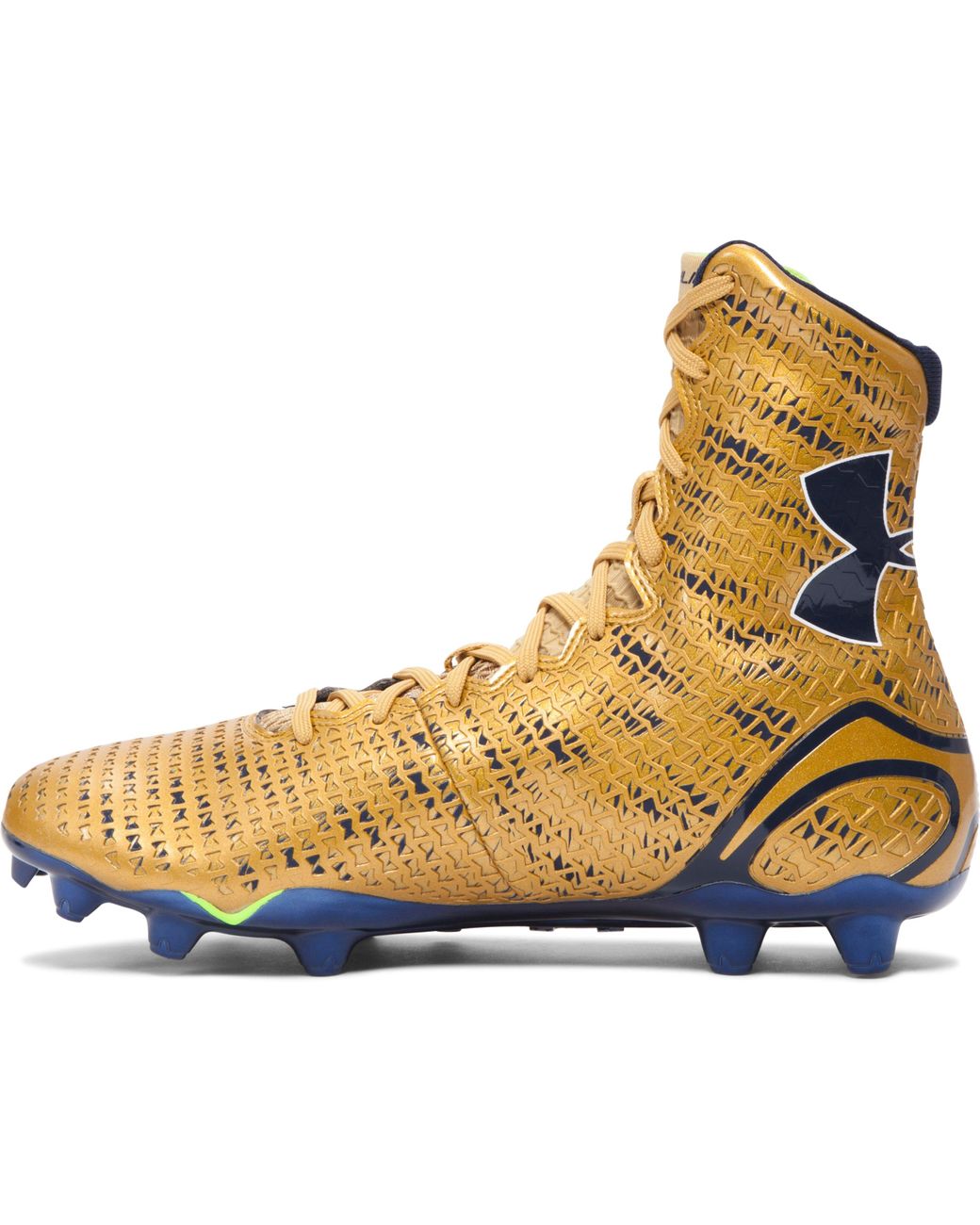 Under Armour Men's Ua Highlight Football Cleats — Limited Edition in  Metallic Gold/Metallic Gold (Metallic) for Men | Lyst