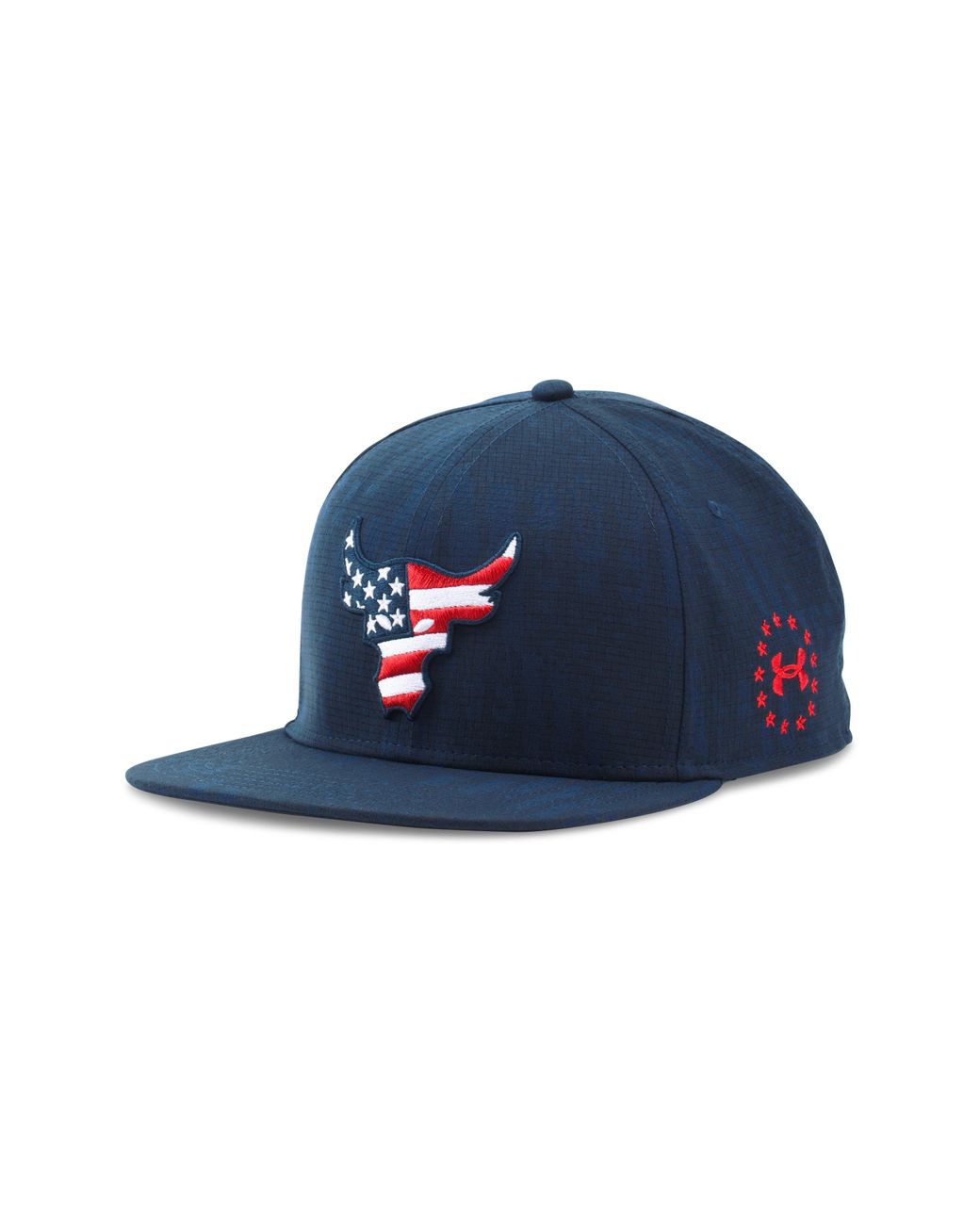 Under Armour Men's Ua X Project Rock Freedom Snapback Cap in Blue for ...
