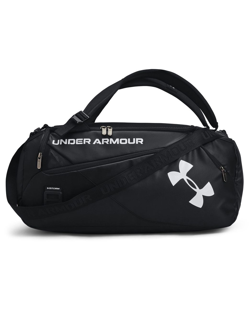 Under Armour Ua Contain Duo Sm Backpack Duffle in Black | Lyst