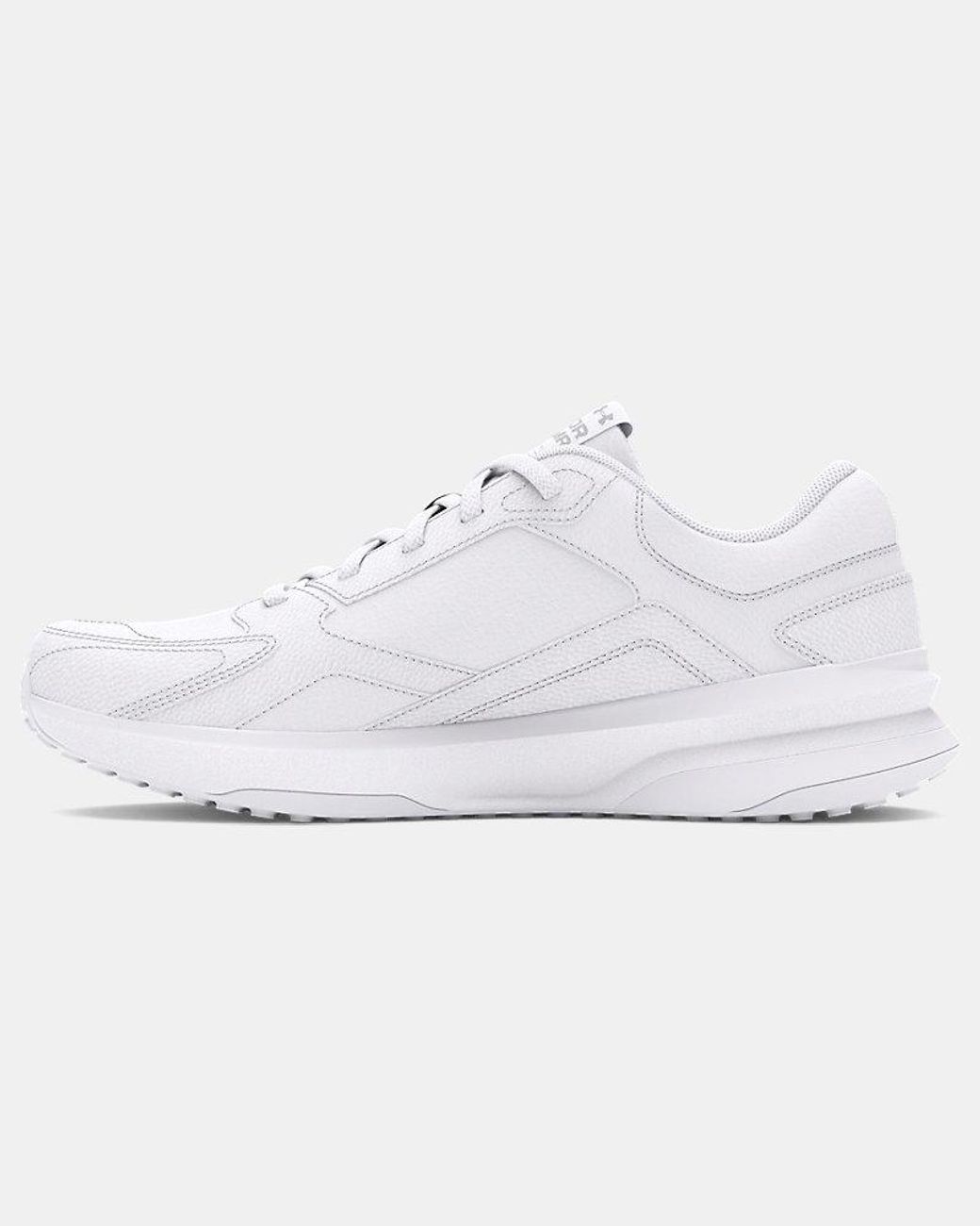 Under Armour Ua W Edge Lthr All White Trainers