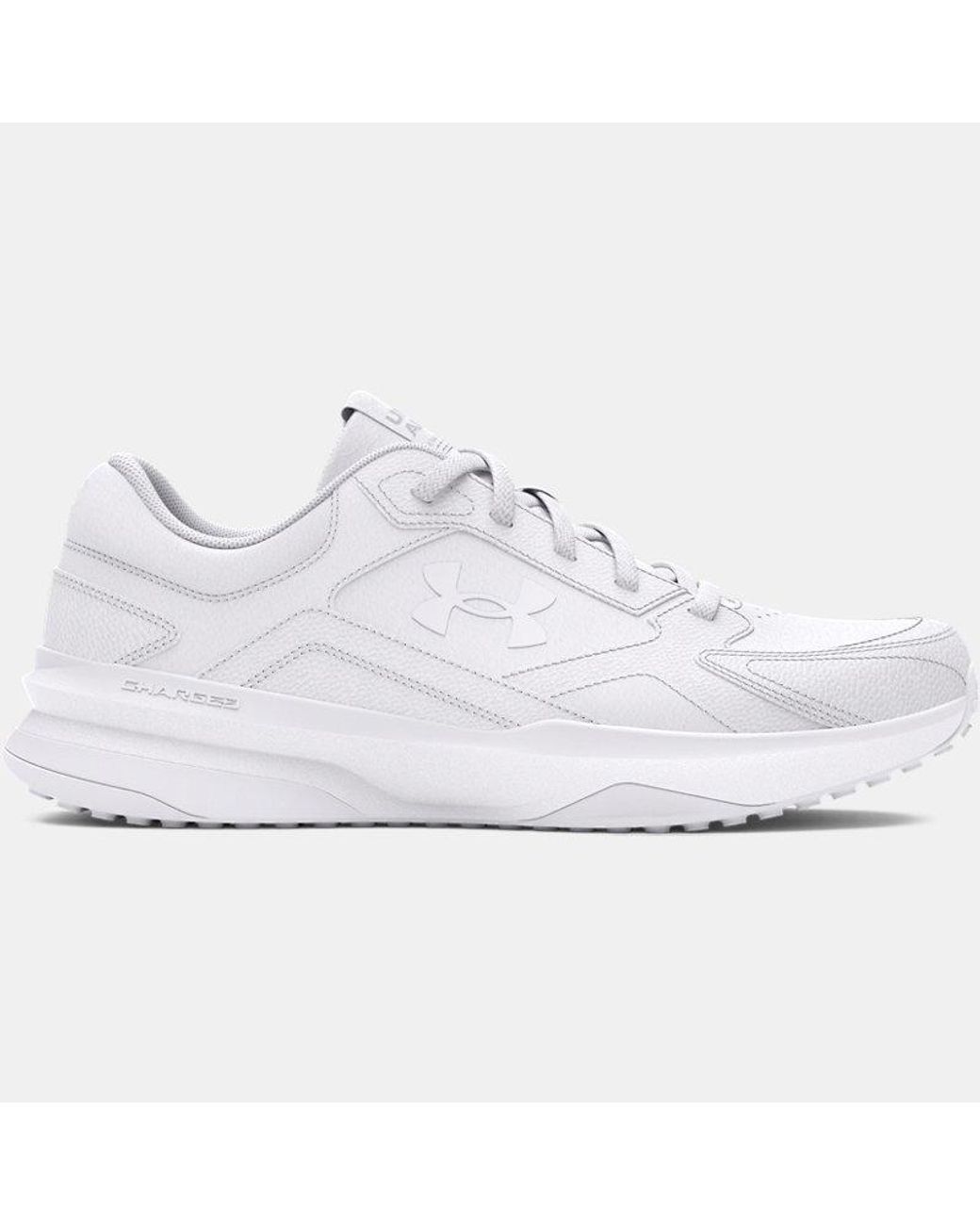 Under Armour Ua W Edge Lthr All White Trainers
