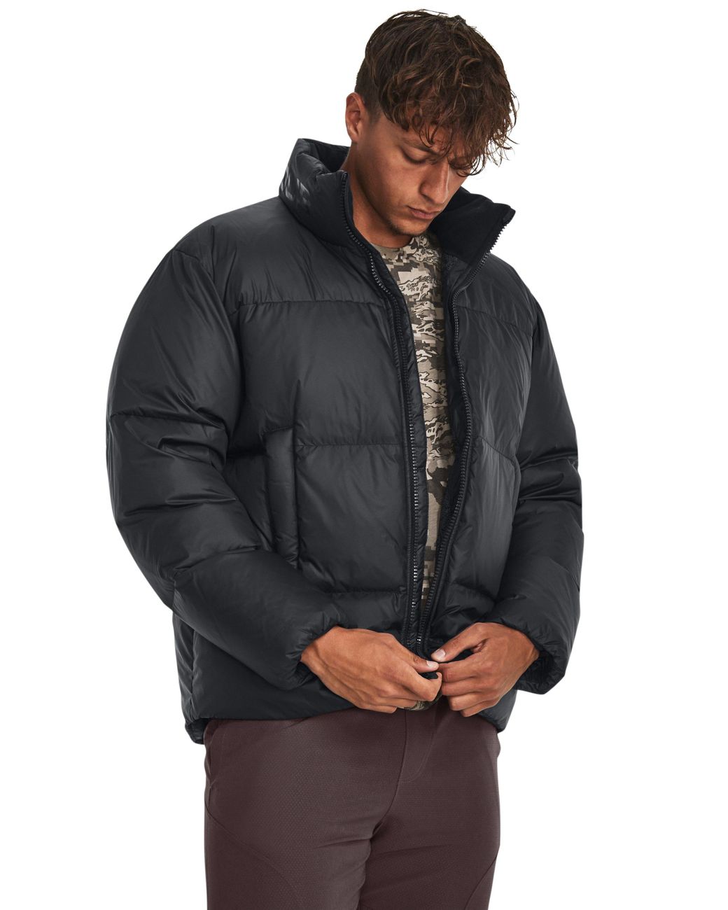 mens puffer jacket under armour