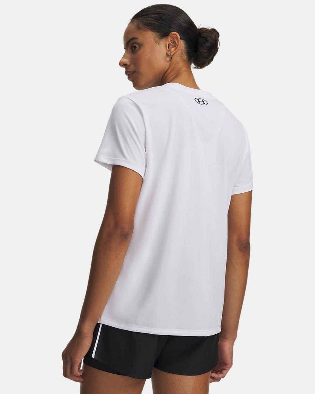 Under Armour White Tech V-Neck Short Sleeve