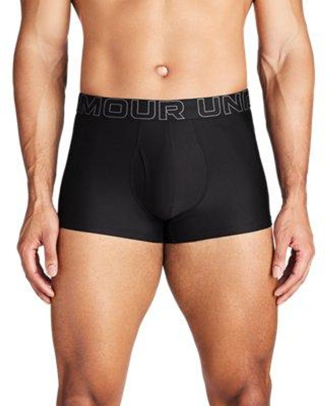 Under Armour Black Ua Performance Tech 3" 3-pack Boxerjock for men