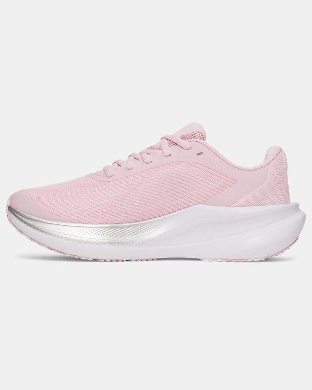 Under Armour Pink Charged+ Chase Running Shoes Prime Metallic