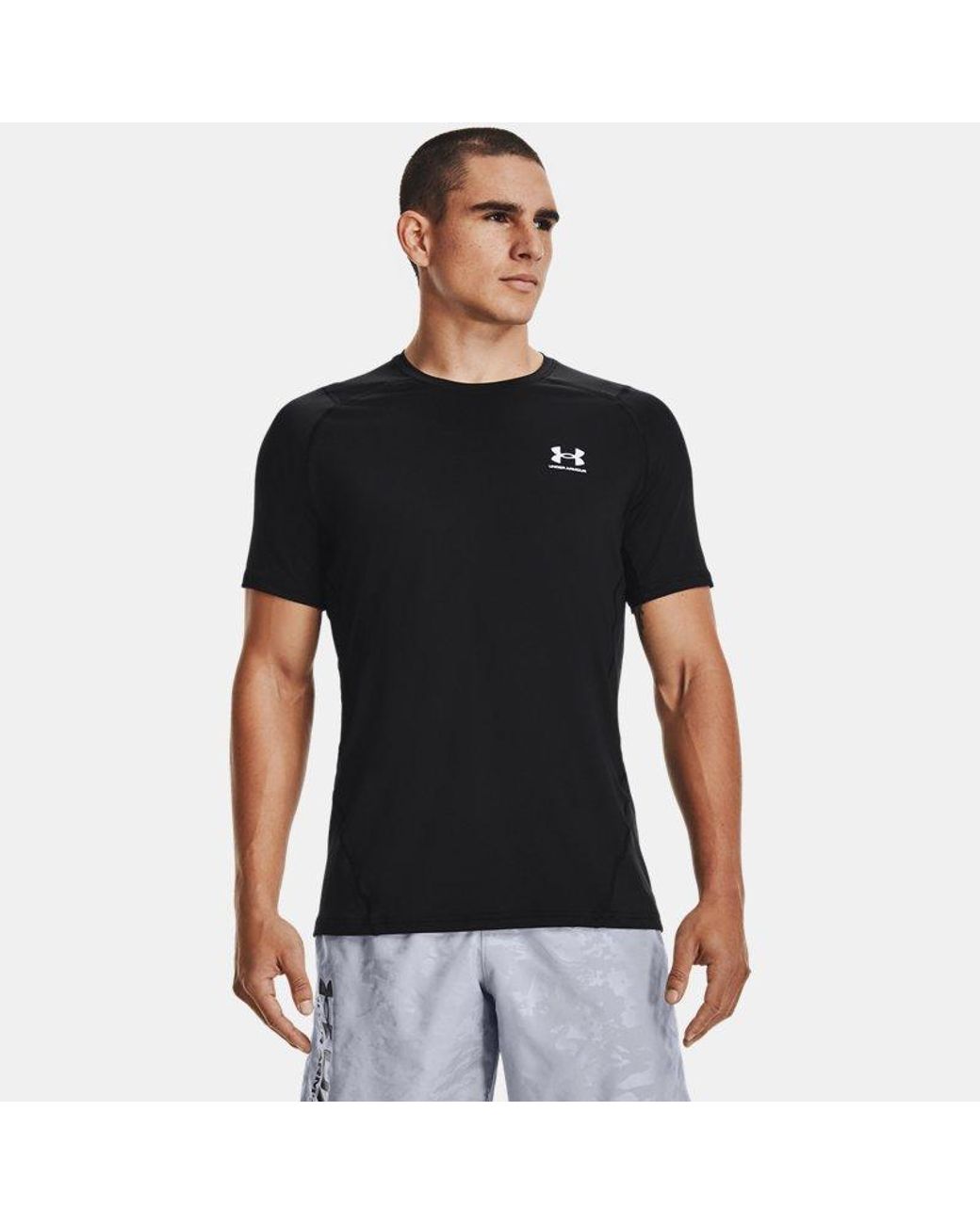 Under Armour Black Heatgear Compression T-shirt for men