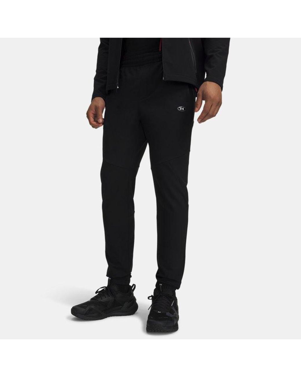 Under Armour Black Utility Woven Winterized Pants Ultimate Ultimate for men