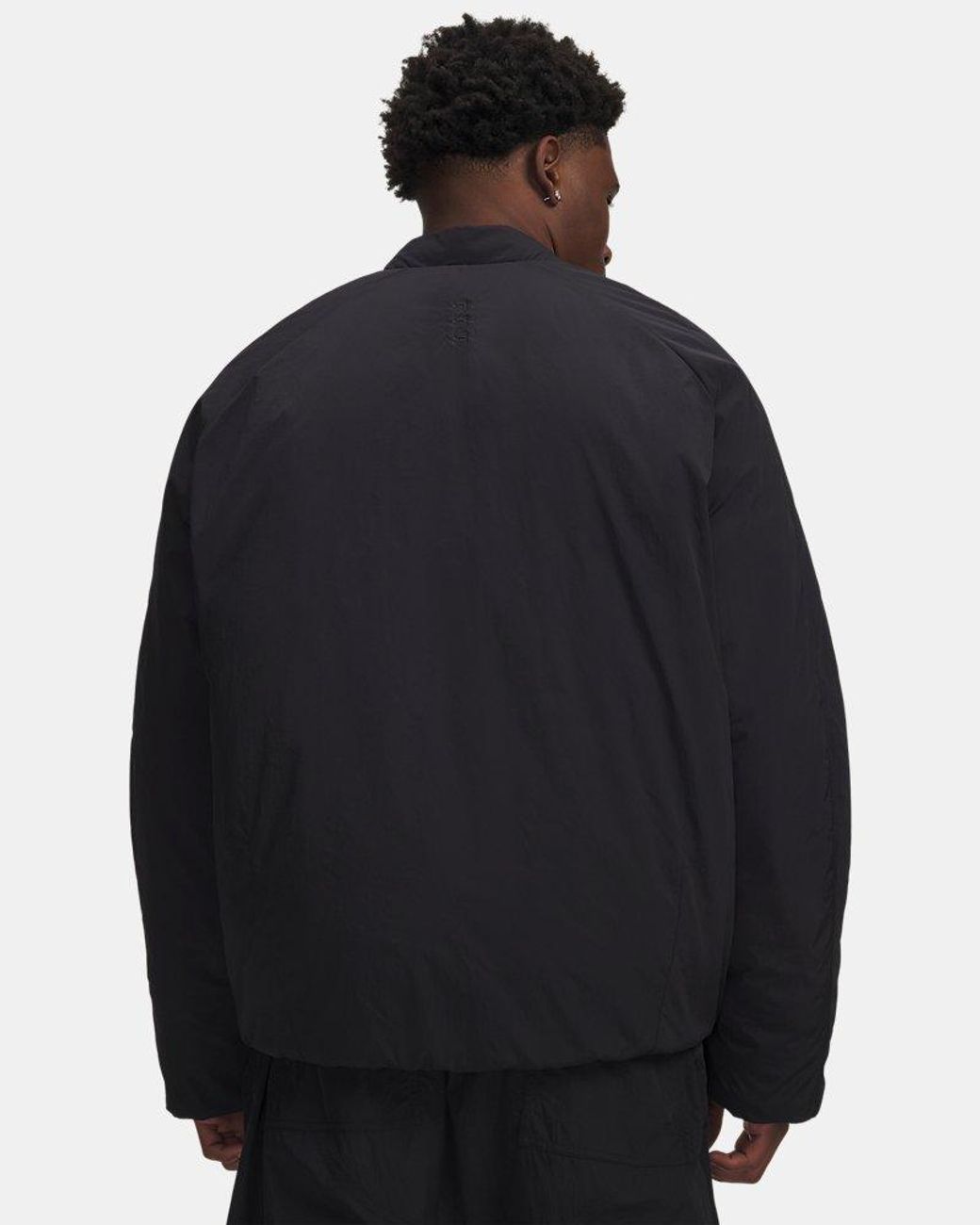 Under Armour Black Hoops Woven Jacket Team for men