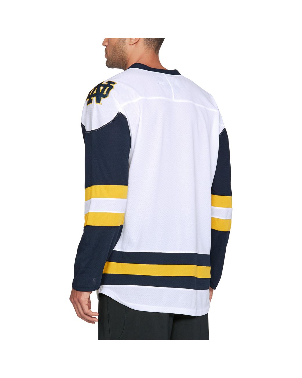 Under Armour Men's Notre Dame Hockey Replica Jersey in White for Men | Lyst