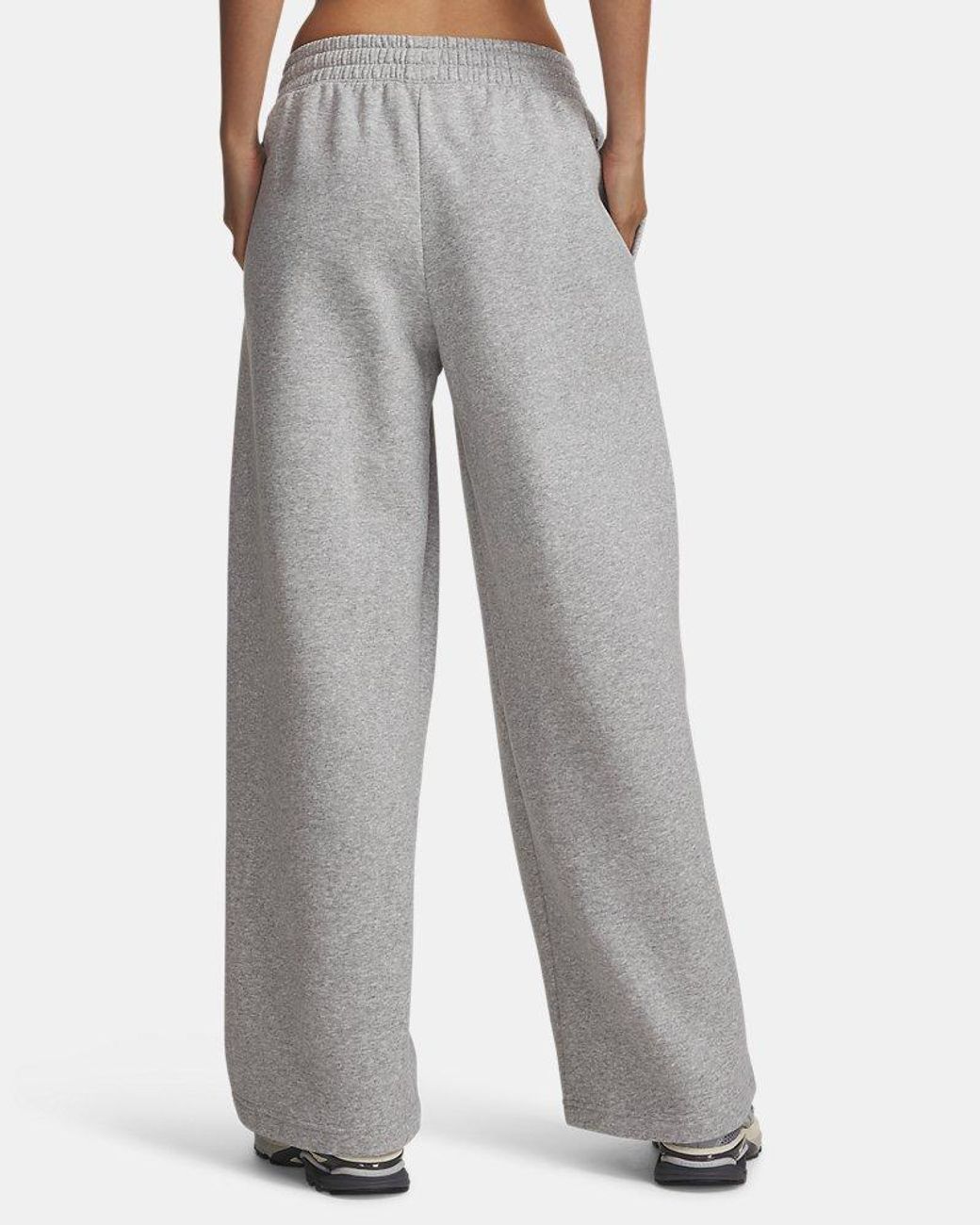 Under Armour Gray Ua Rival Fleece Pleated Varsity Pants