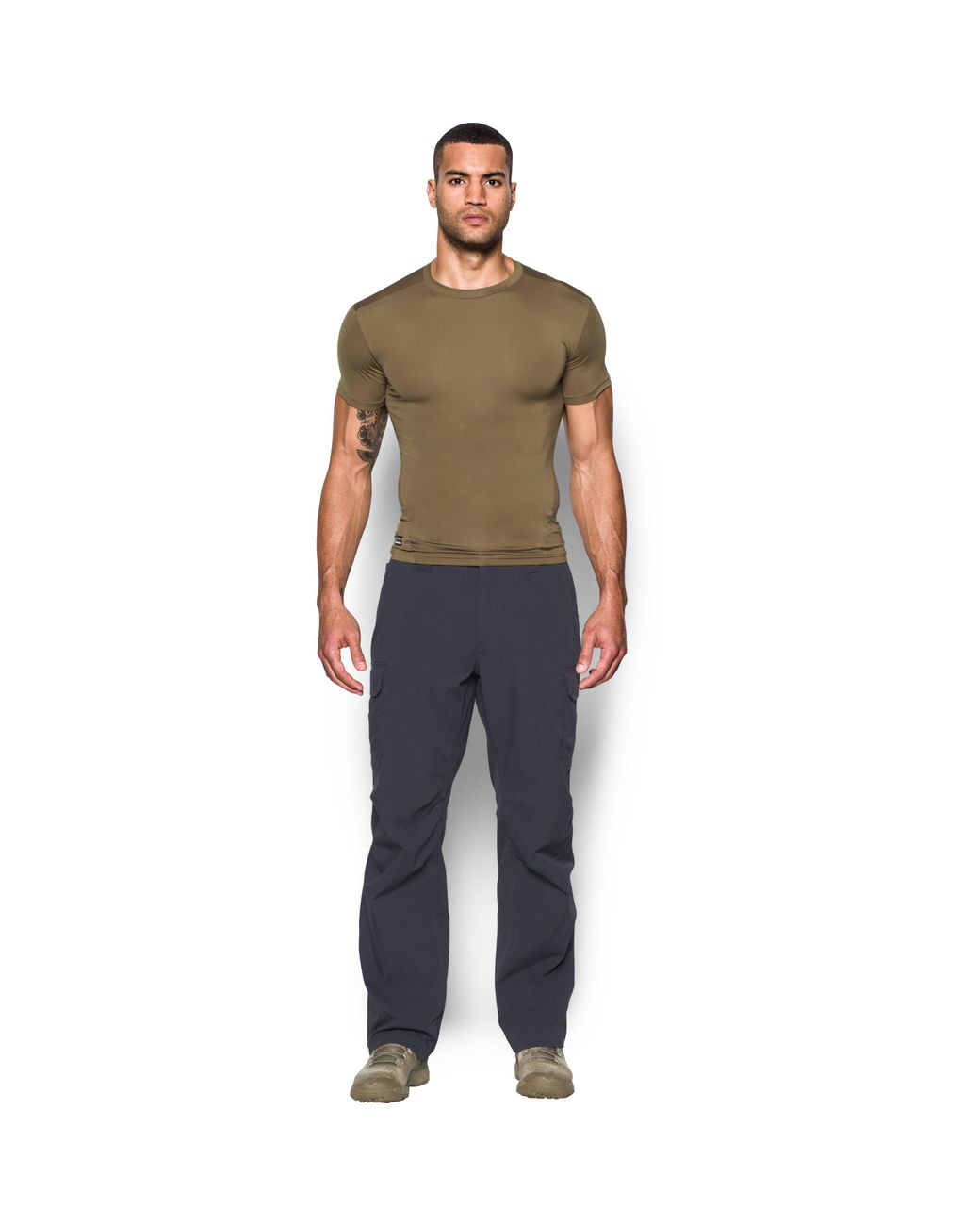 Under Armour Men's Tactical Heatgear® Compression Short Sleeve T-shirt in  Brown for Men | Lyst