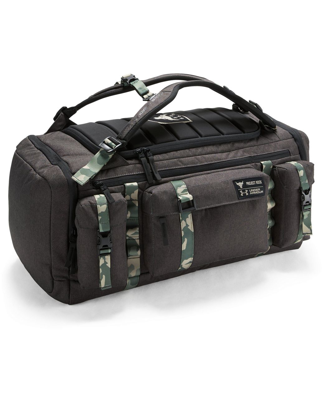 Under Armour Ua X Project Rock Usdna Range Duffle in Black for Men | Lyst  Canada