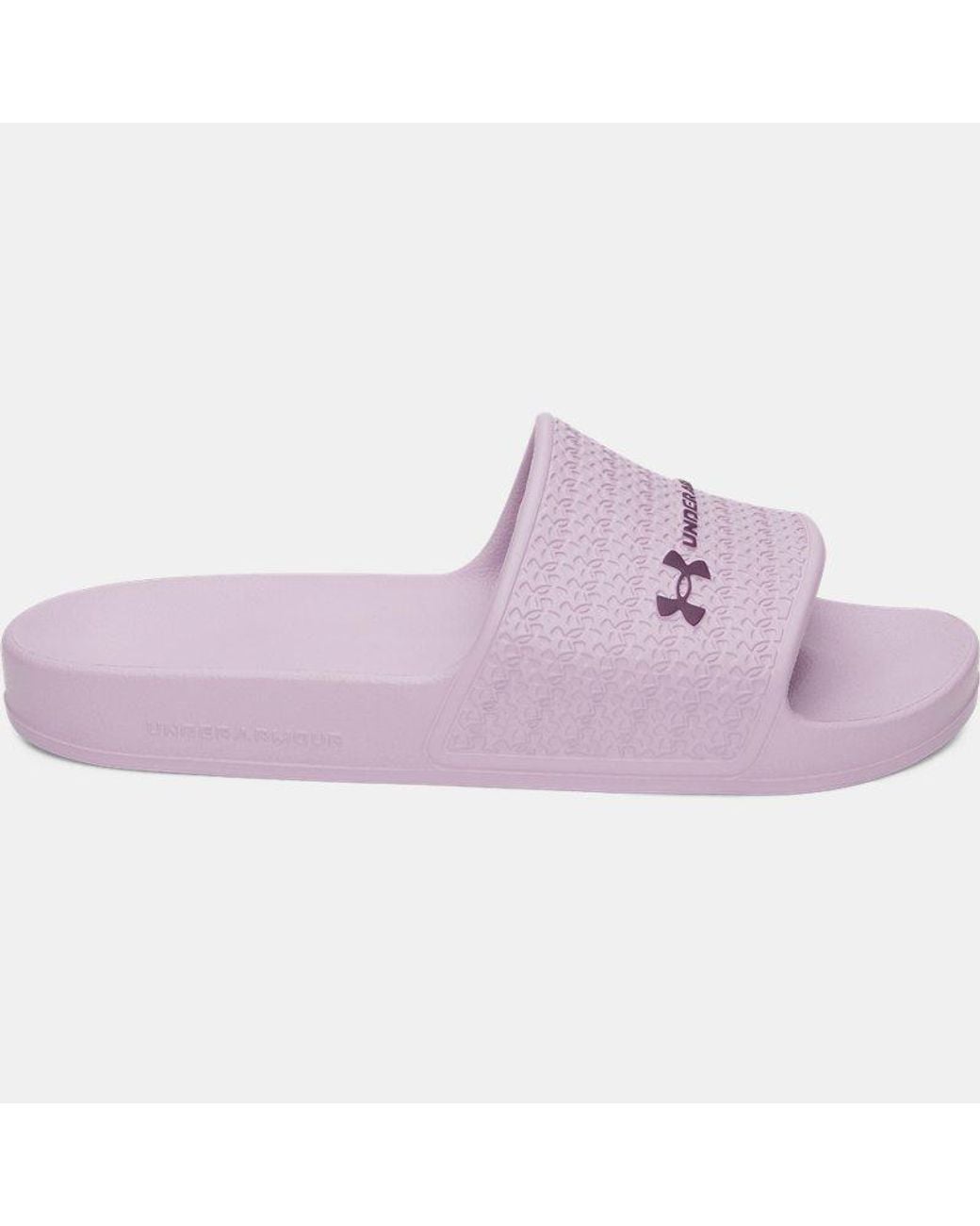 Under Armour Purple Armr Shower Slides Mauve Mauve Echo