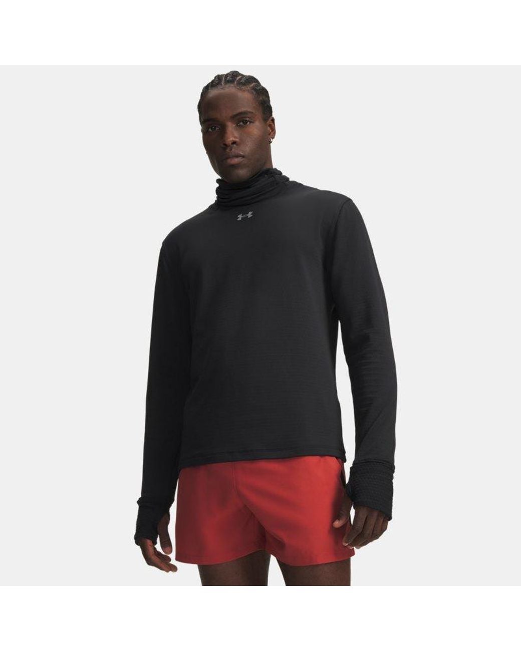 Under Armour Black Velociti Cold Weather Layer Long Sleeve Ultimate Reflective for men