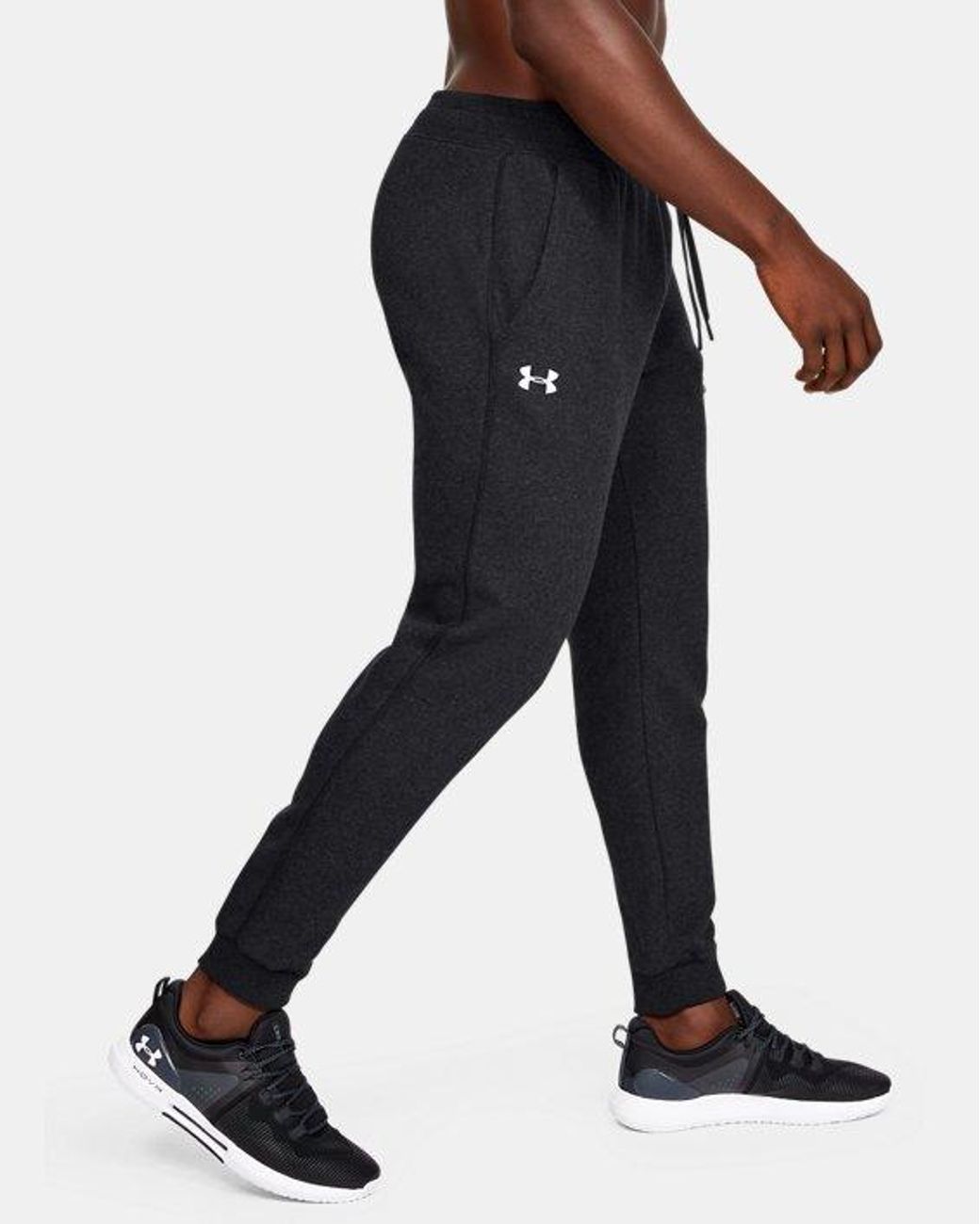Under Armour Men's Ua Hustle Fleece Joggers in Black for Men - Lyst