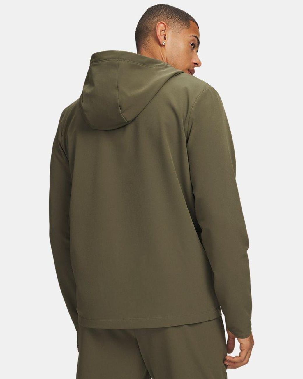 Under Armour Green Utility Woven Winterized Full Zip Marine Od Marine Od for men