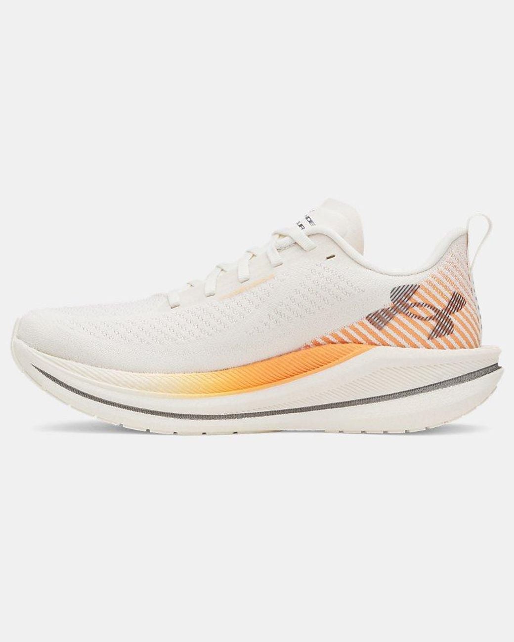 Under Armour White Velociti Spd 5 Running Shoes Stone Dusty Coral Metallic Gun Metal