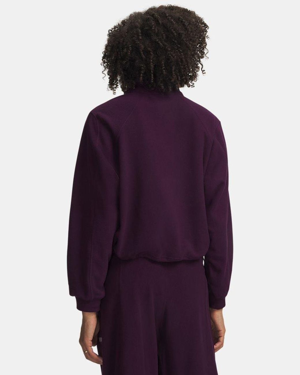 Under Armour Purple Performance Fleece ¼ Zip Echo Echo