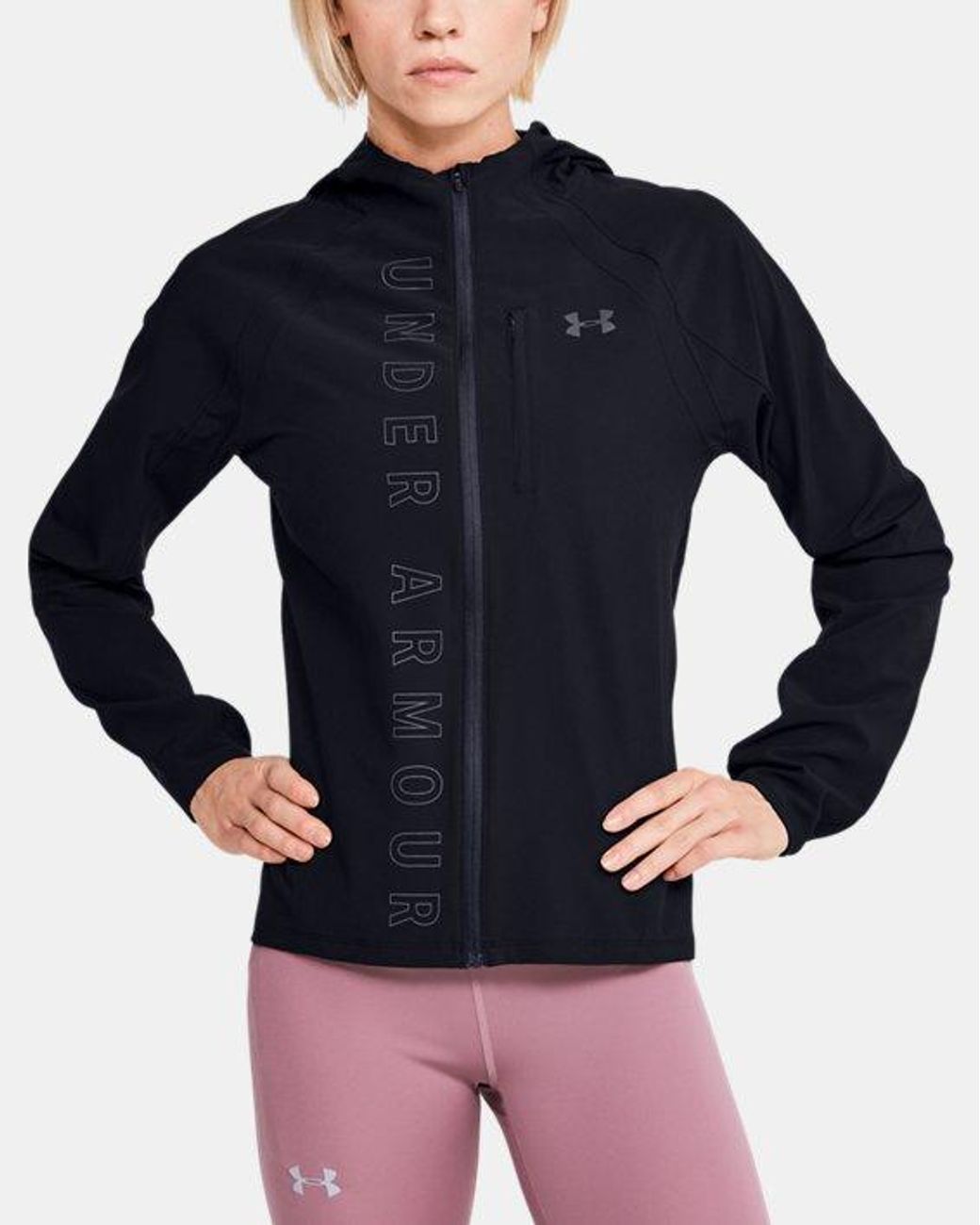 Under Armour Women's Ua Qualifier Outrun The Storm Jacket in Black - Lyst