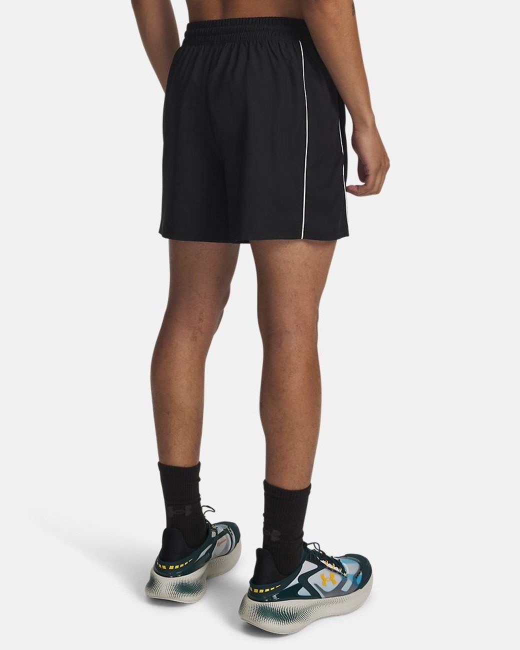 Under Armour Black '96 Country Collection Global Football Shorts Metallic for men