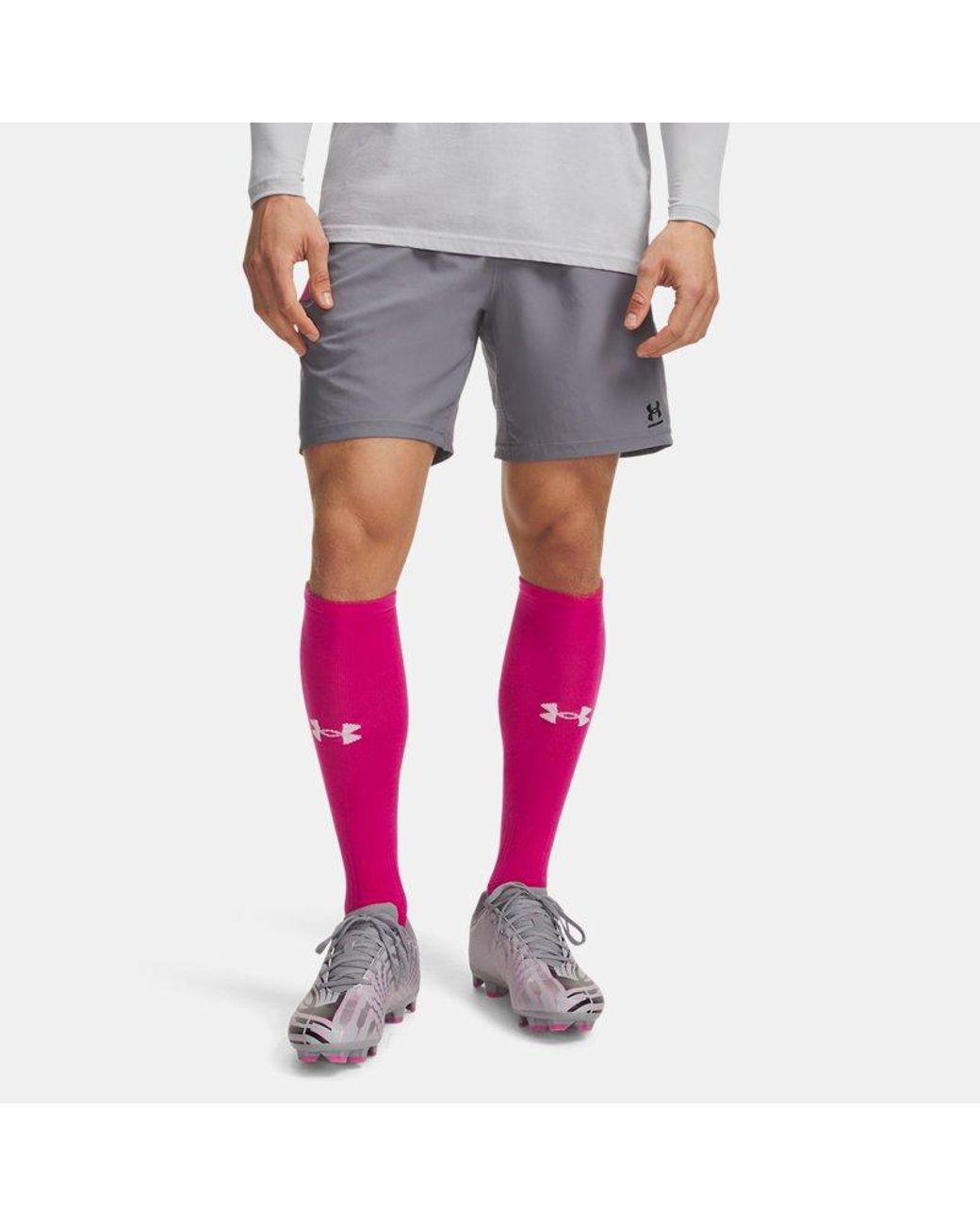 Under Armour Blue Challenger Pro Shorts Titan Frenzy Ultimate for men