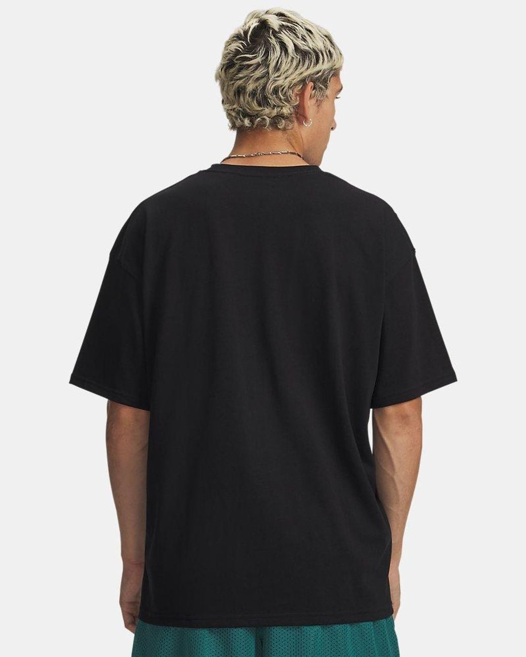 Under Armour Black Heavyweight Sports Short Sleeve Tee for men