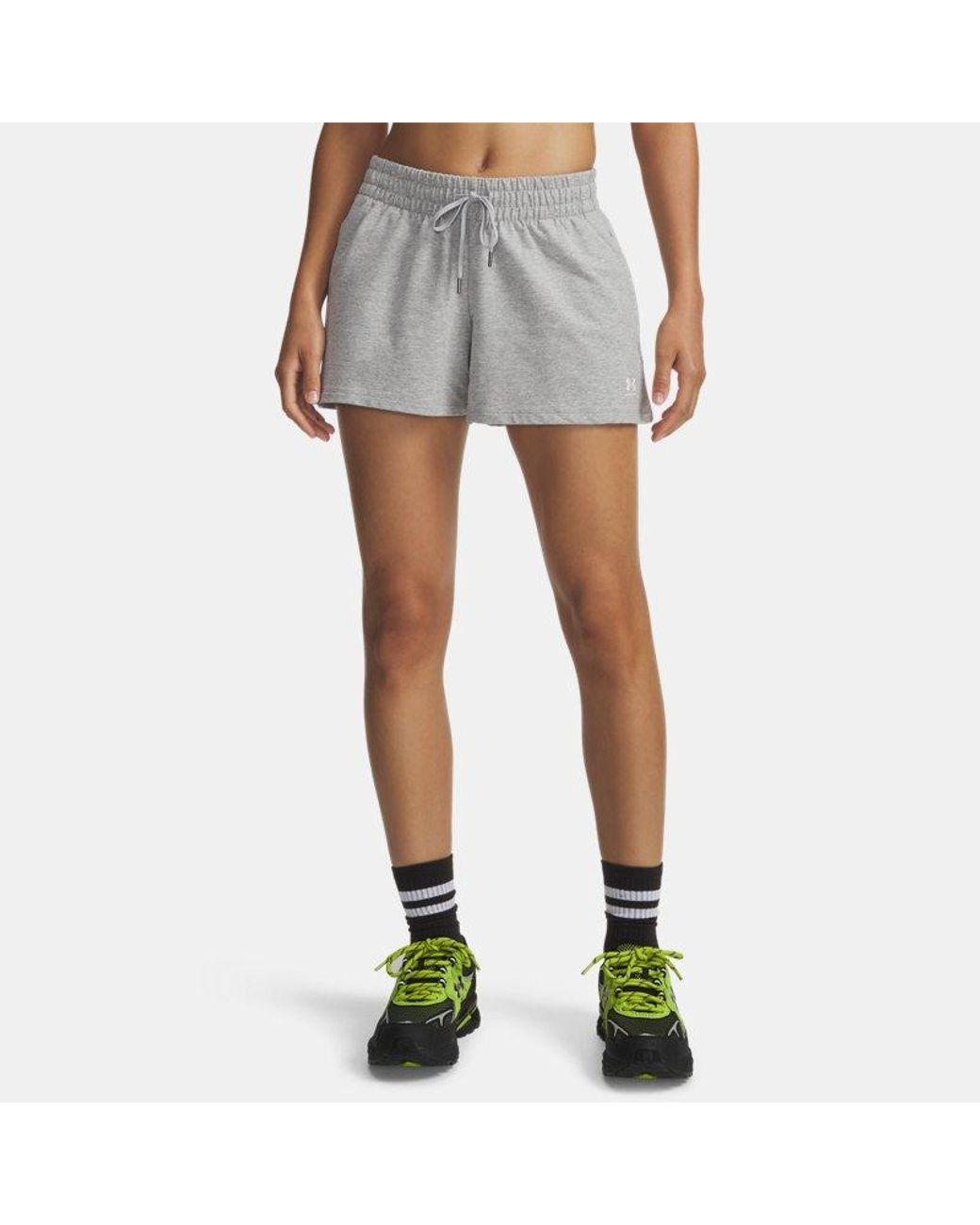 Under Armour Blue Sport Terry Shorts Mod Light Heather