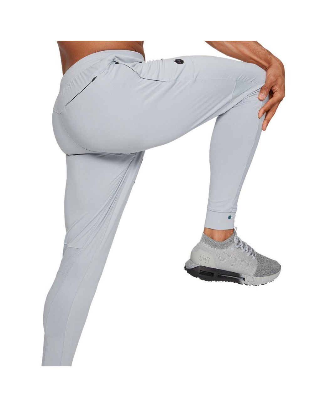 Under Armour Rush Men's Fitted Pants in Gray for Men | Lyst