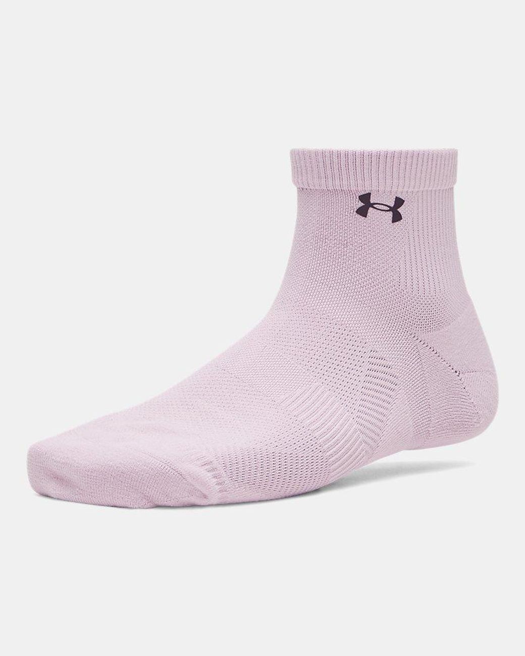 Under Armour Pink Ua Vanish 3-pack Quarter Socks