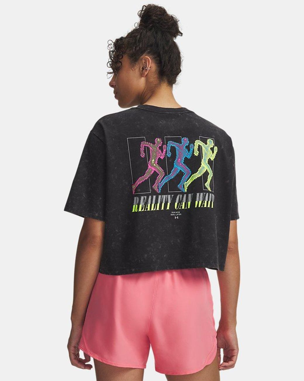 Under Armour Black Reality Can Wait Short Sleeve Rebel