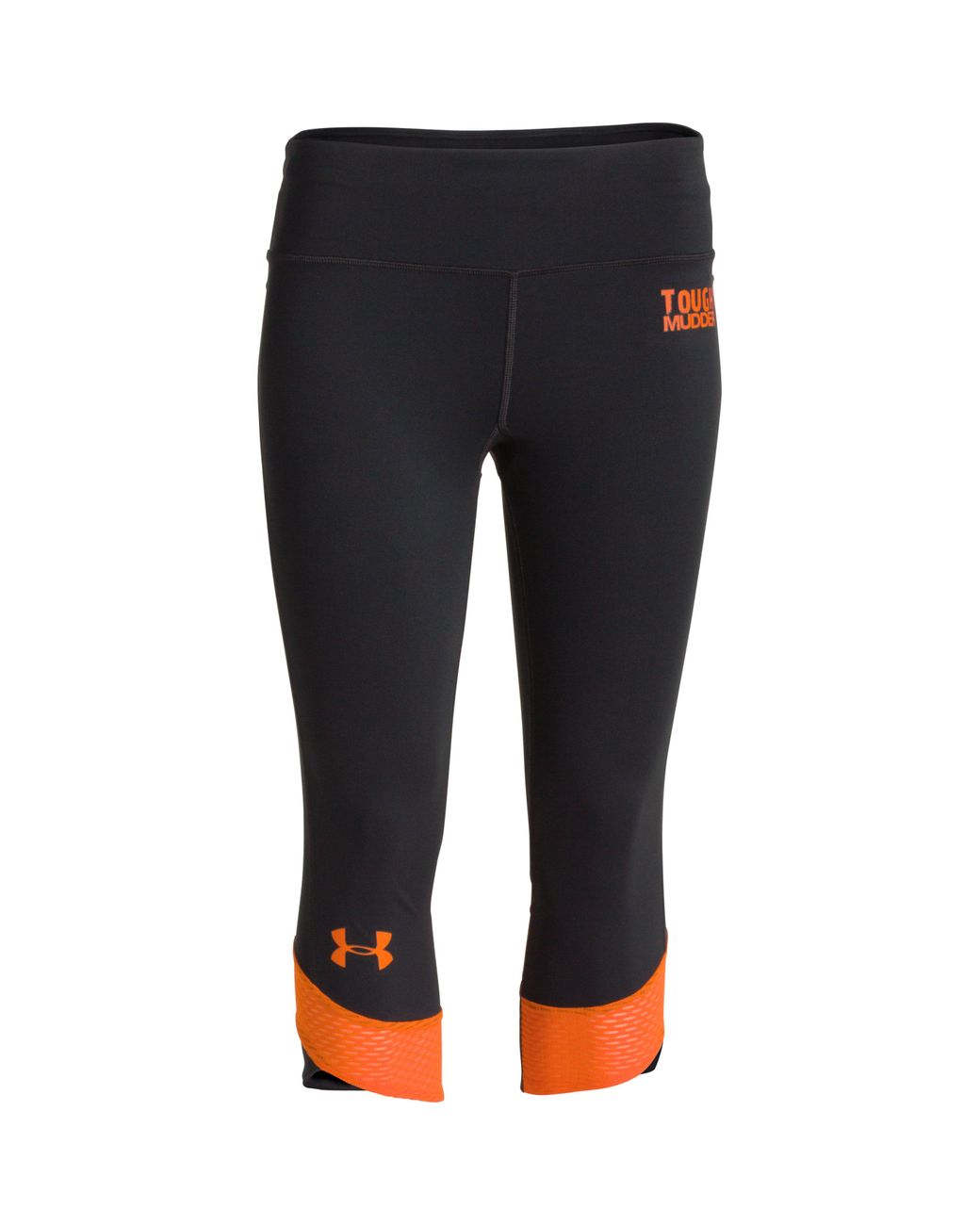 Under Armour Women's Tough Mudder Fly-by Compression Capri in Black