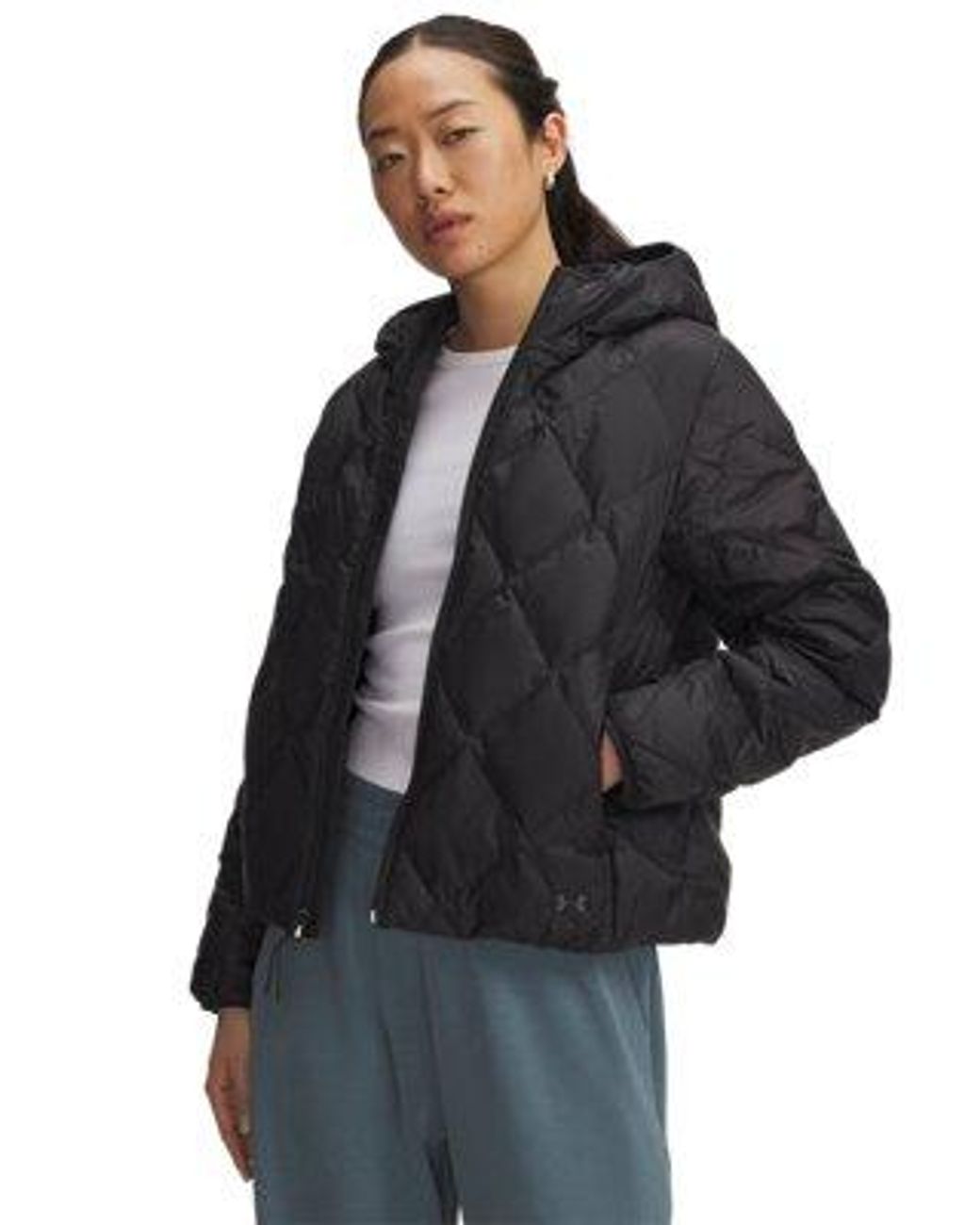 Under Armour Black Legend Down Jacket Castlerock
