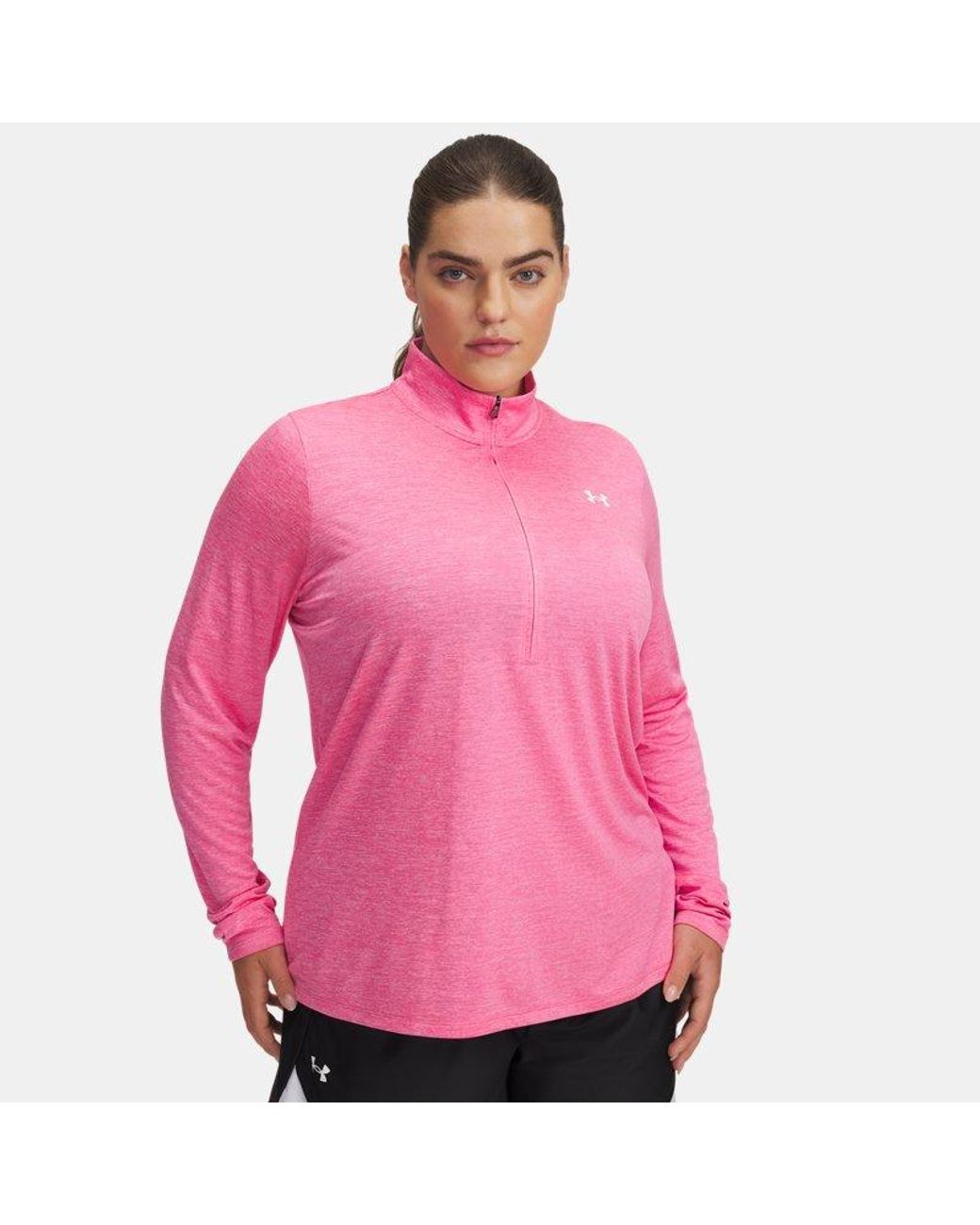 Under Armour Pink Tech Twist ½ Zip Super