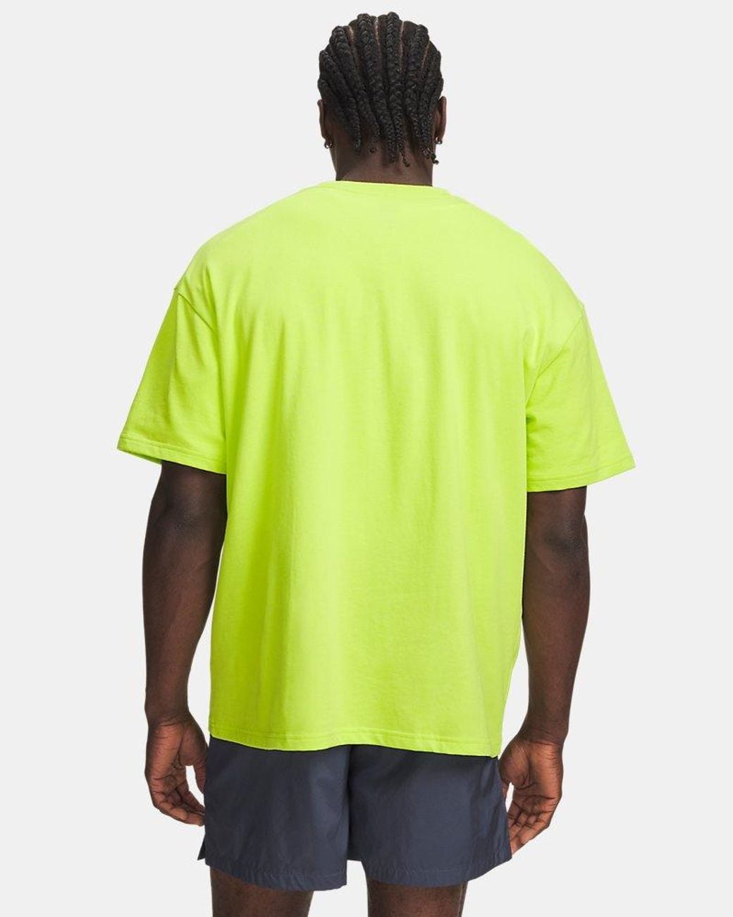 Under Armour Green Ua Heavyweight Metal Logo Short Sleeve for men