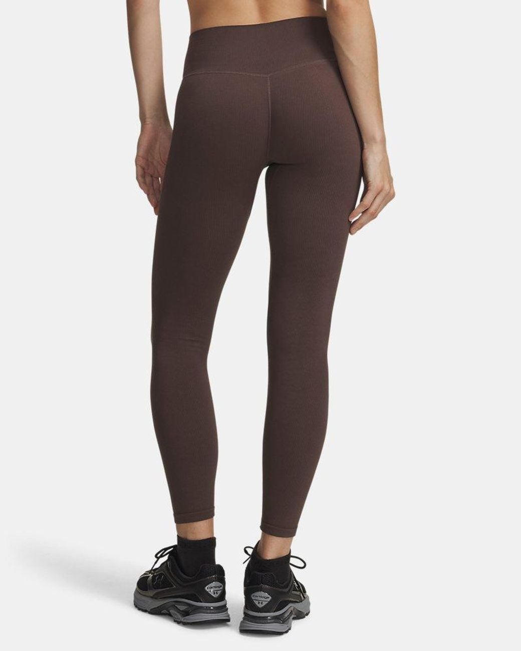Under Armour Brown Seamless Cotton Leggings Peppercorn Kona
