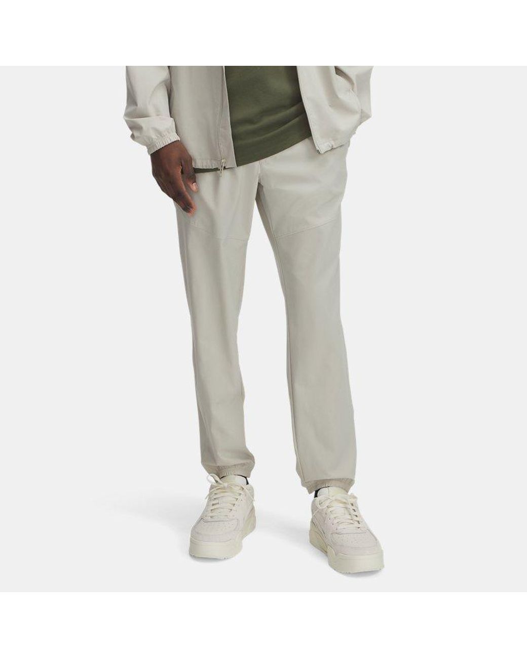 Under Armour Green Ua Vibe Woven joggers for men