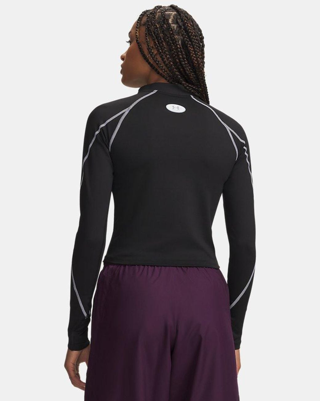 Under Armour Black Coldgear Neolast ½ Zip Ultimate Reflective